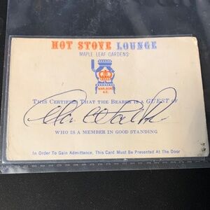 Vintage Hot Stove Lounge Card